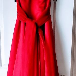 Prom, wedding, special occasion red maxi dress